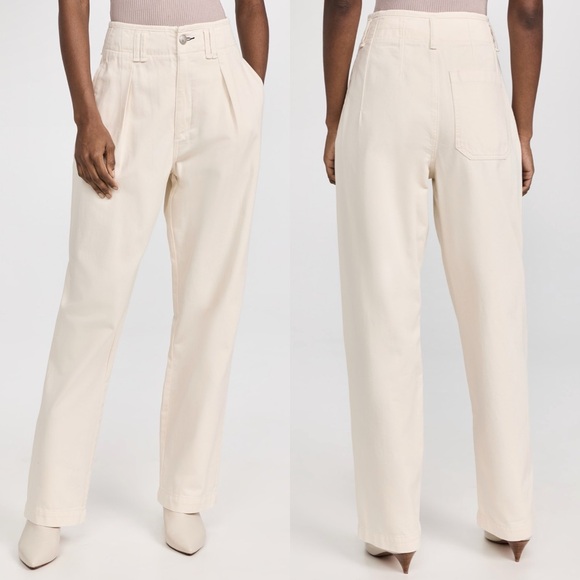 NWT Rag & Bone High Rise Pleated Trousers Anthropologie - Picture 2 of 5